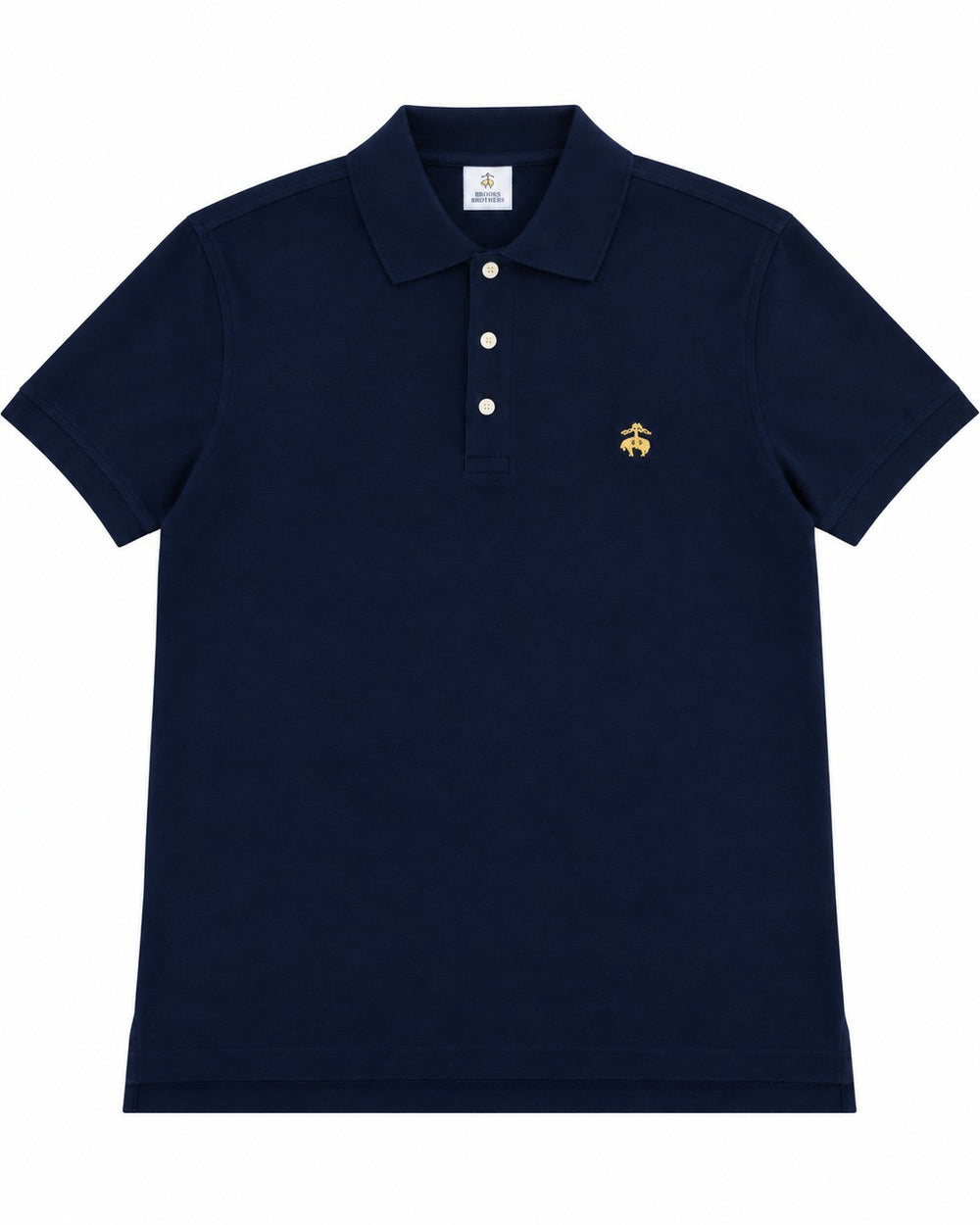 PLAYERA CABALLERO BROOKS BROT. CUELLO POLO AZUL NAVY SLIM FIT 27320001 4144 0008027 RN93986 M