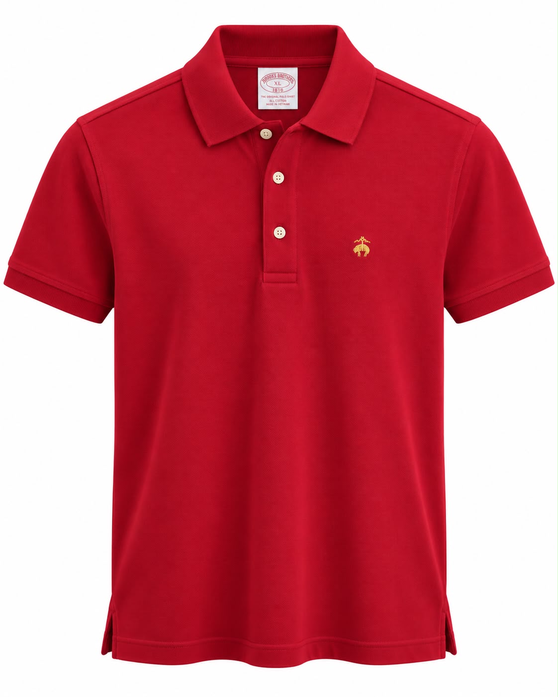 PLAYERA CABALLERO BROOKS BROT. CUELLO POLO ROJO PERFORMANCE POLO 027 320 1 42112 XXL