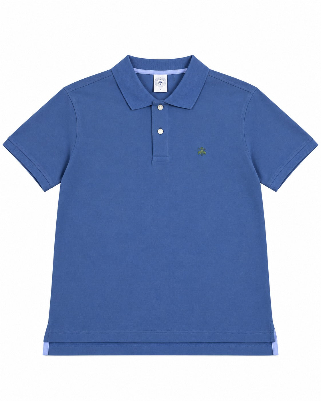 PLAYERA CABALLERO BROOKS BROTHERS TIPO POLO AZUL SLIM FIT BOTONES M