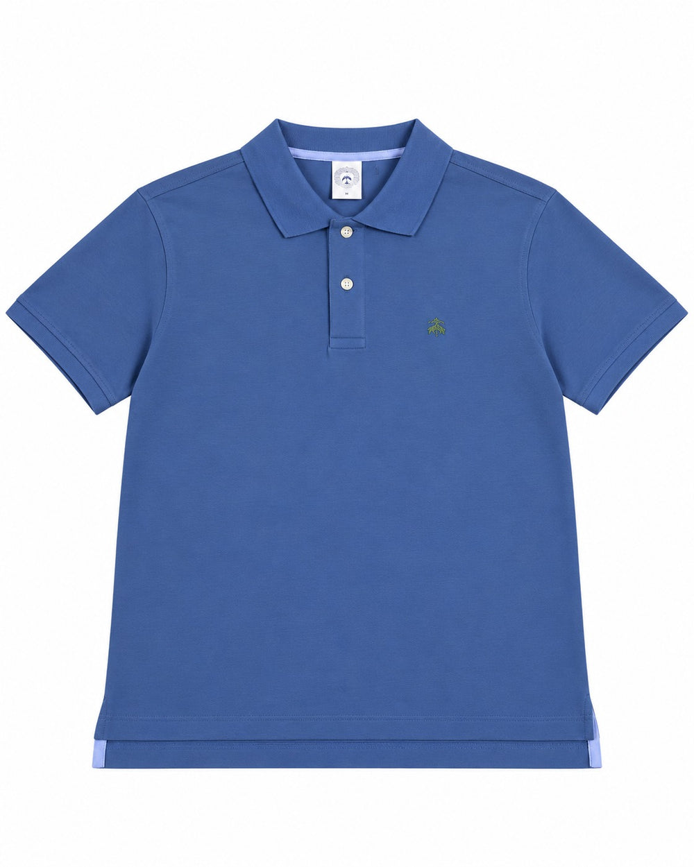 PLAYERA CABALLERO BROOKS BROTHERS TIPO POLO AZUL SLIM FIT BOTONES M