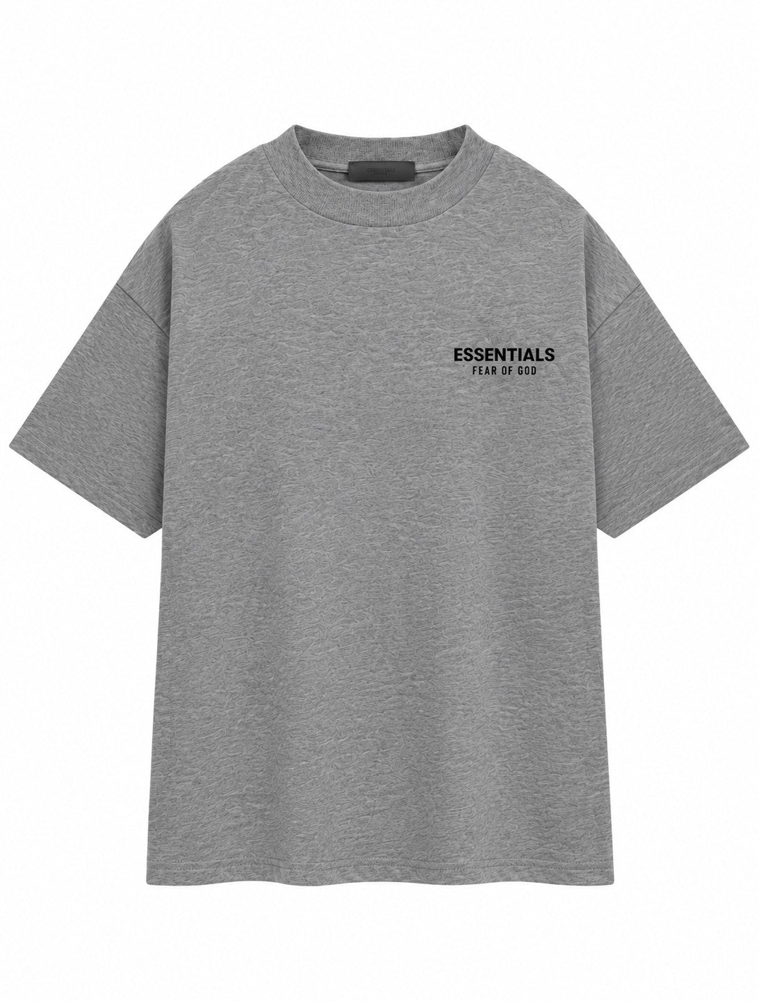 PLAYERA CABALLERO ESSENTIALS CUELLO REDONDO GRIS