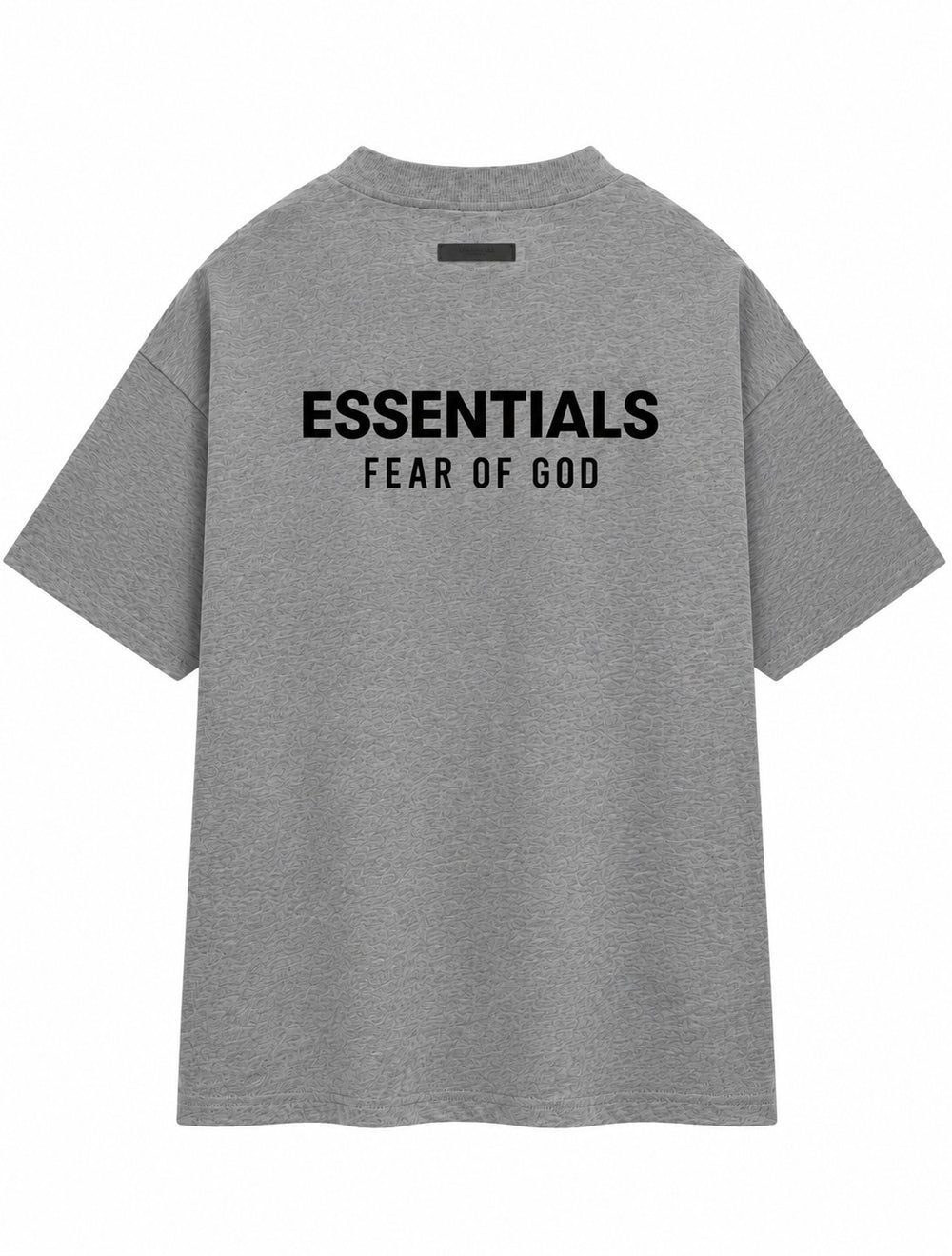 PLAYERA CABALLERO ESSENTIALS CUELLO REDONDO GRIS