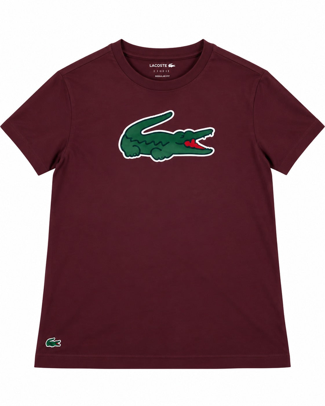 PLAYERA CABALLERO LACOSTE CUELLO REDONDO TINTA LOGO TH751351 IDC M