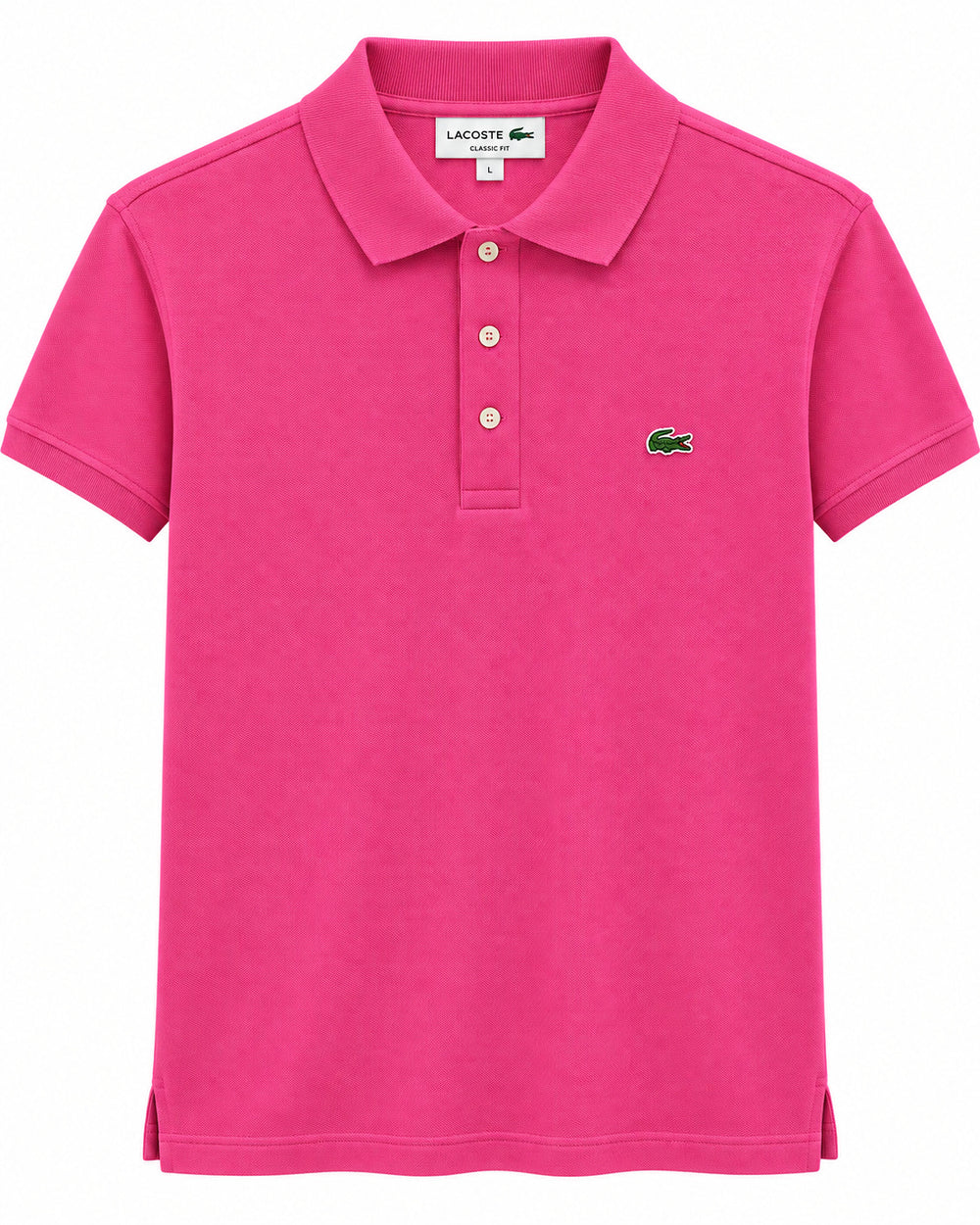 PLAYERA CABALLERO LACOSTE T POLO ROSA LOGO L121251 PQS S