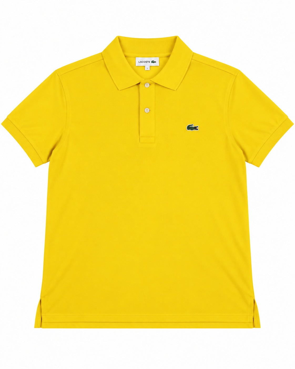 PLAYERA CABALLERO LACOSTE T POLO AMARILLA LOGO PH401251 ZAP XL