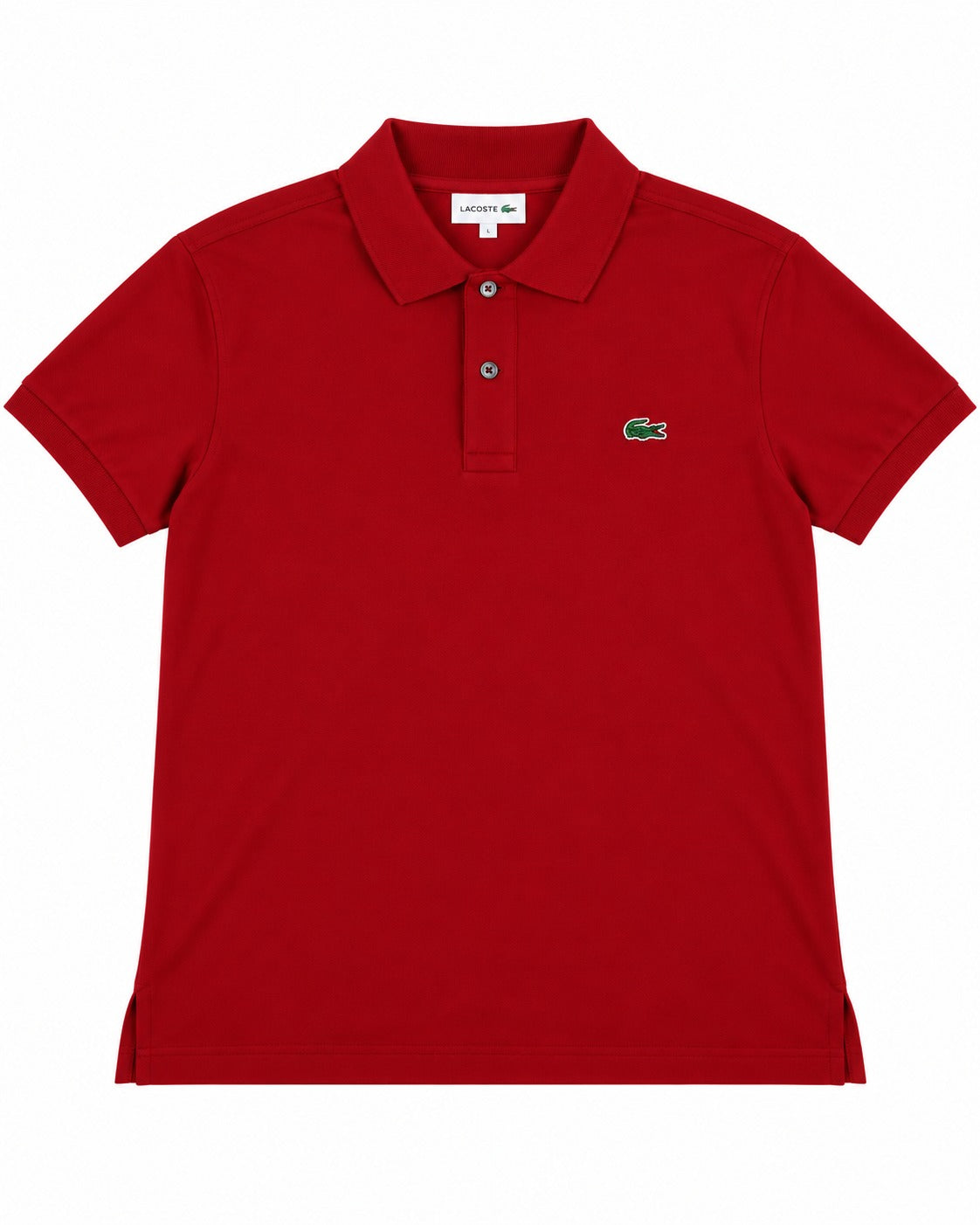 PLAYERA CABALLERO LACOSTE T POLO ROJA TINTA LOGO PH401251 Z1Q M