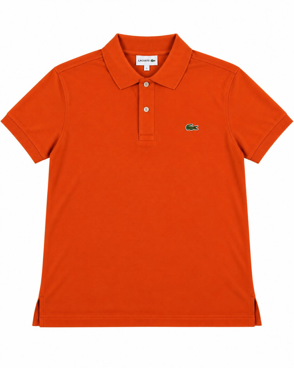 PLAYERA CABALLERO LACOSTE T POLO NARANJA LOGO PH401251 3B2 XL