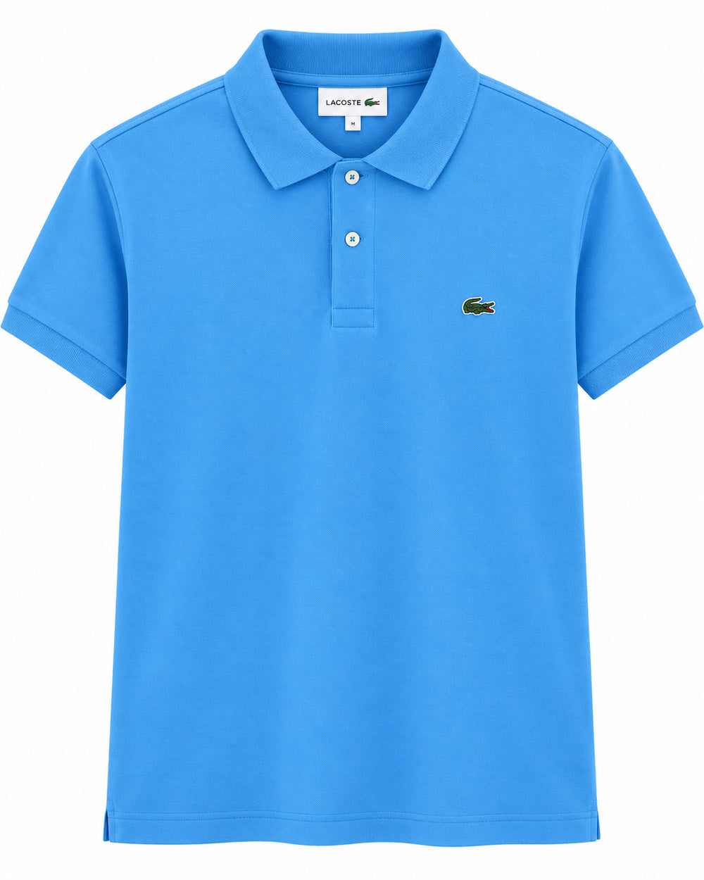 PLAYERA CABALLERO LACOSTE T POLO AZUL BAJO LOGO L121251 709 L
