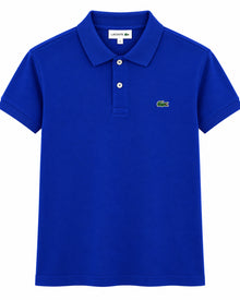 PLAYERA CABALLERO LACOSTE T POLO AZUL REY LOGO L121251 BDM