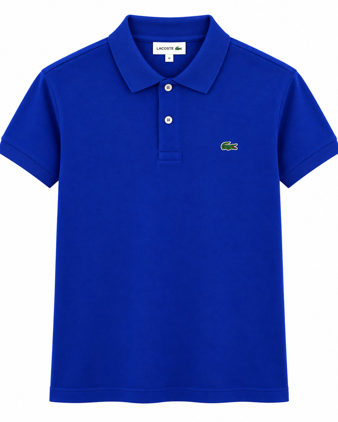 PLAYERA CABALLERO LACOSTE T POLO AZUL REY LOGO L121251 BDM
