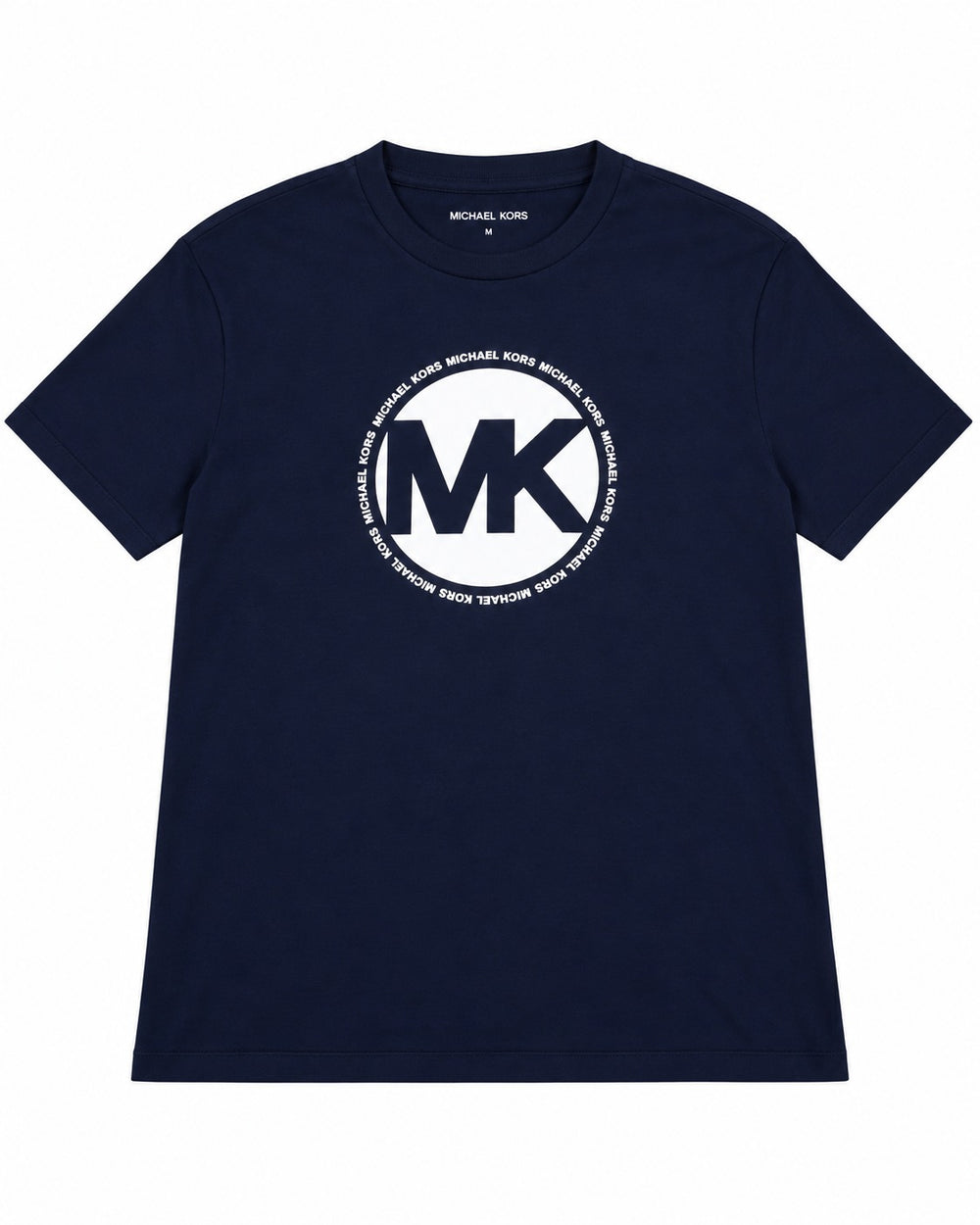 PLAYERA CABALLERO MK CUELLO REDONDO AZUL NAVY CIRCULO BLANCO 9S26G30751 M