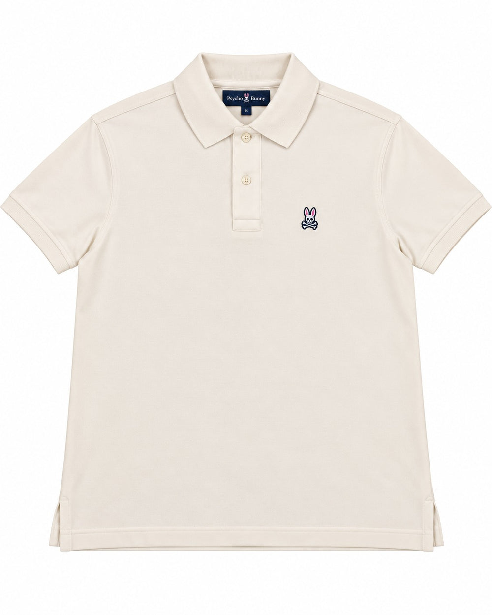 PLAYERA CABALLERO PSYCHO BUNNY T POLO BEIGE LOGO PEQUEÑO PECHO IZQUIERDO 4