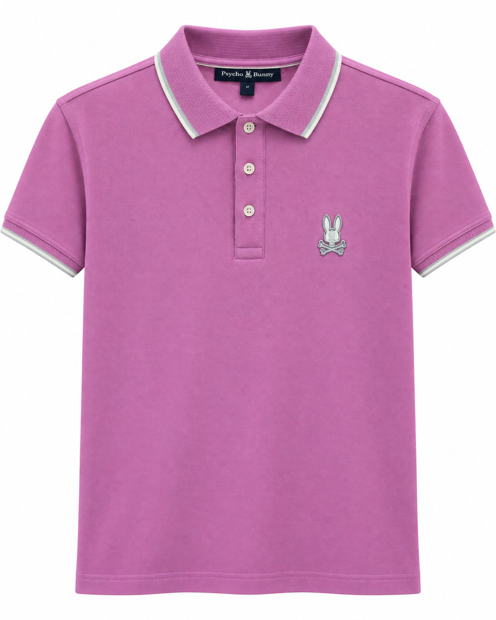 PLAYERA CABALLERO PSYCHO BUNNY T POLO ROSA LISA 3