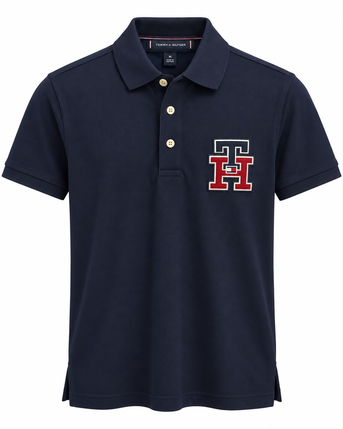 PLAYERA CABALLERO TOMMY H T POLO AZUL NAVY LOGO XM05639400 DWS M