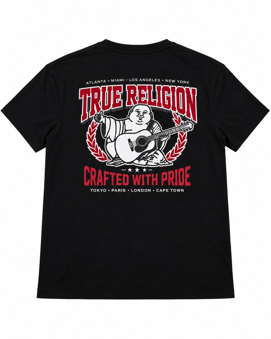 PLAYERA CABALLERO TRUE RELIGION CUELLO REDONDO NEGRA M