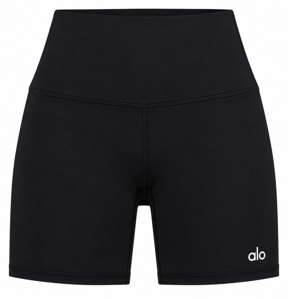 SHORT ALO HIGH WAIST NEGRO