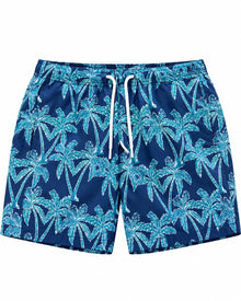 SHORT DE BAÑO HOLYSTER AZUL PALMAS