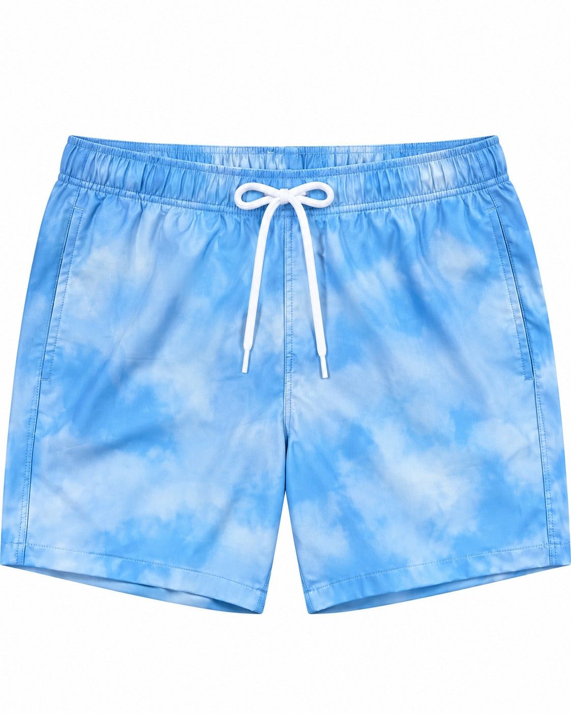 SHORT DE BAÑO HOLYSTER AZUL CIELO MANCHAS