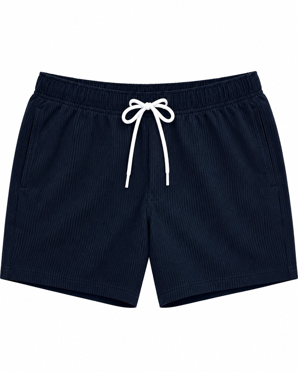 SHORT DE BAÑO HOLYSTER NEGRO RAYAS