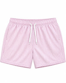 SHORT DE BAÑO HOLYSTER ROSA RAYAS