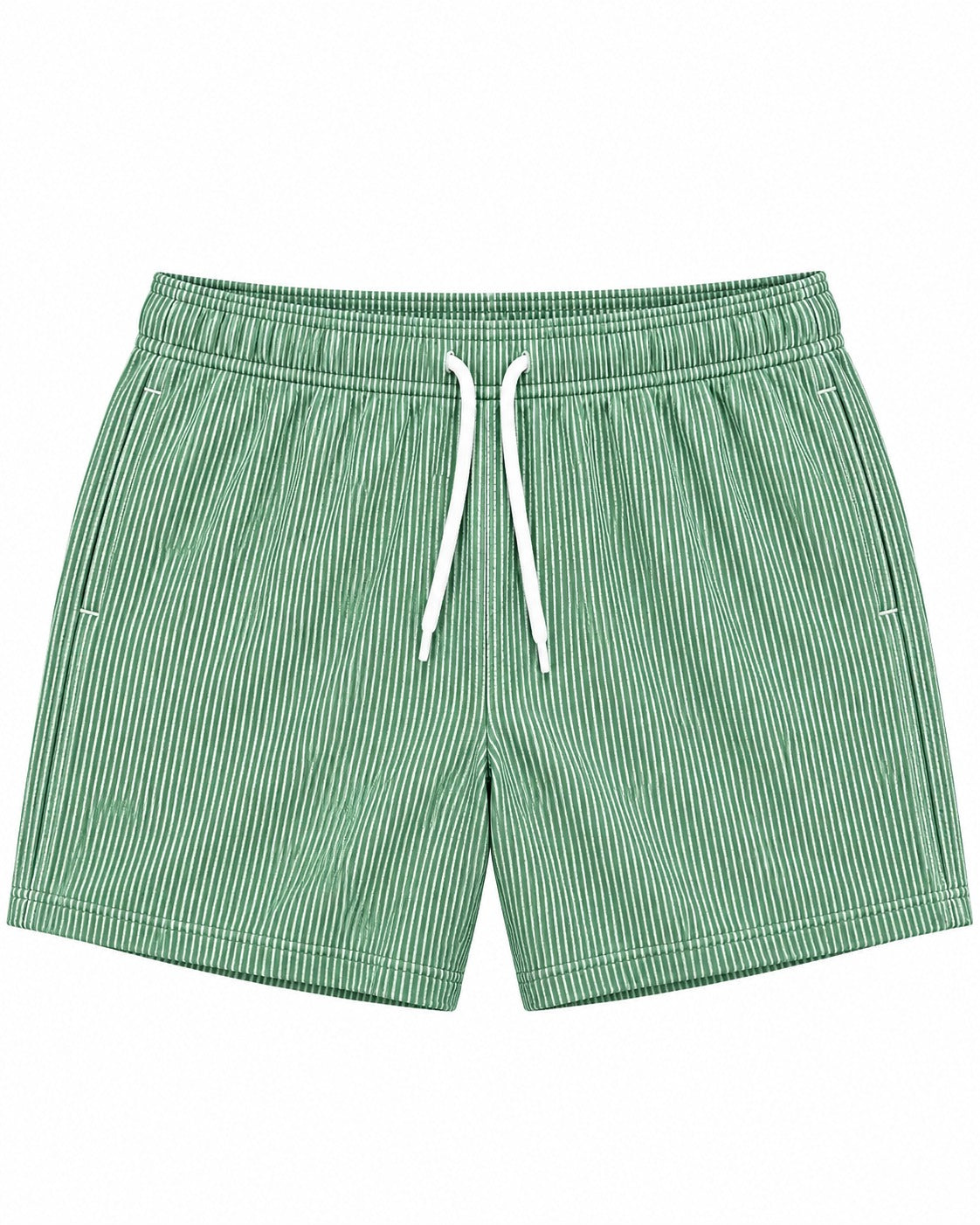 SHORT DE BAÑO HOLYSTER VERDE RAYAS