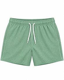 SHORT DE BAÑO HOLYSTER VERDE RAYAS