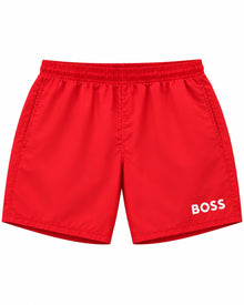 SHORT DE BAÑO HUGO BOSS ROJO