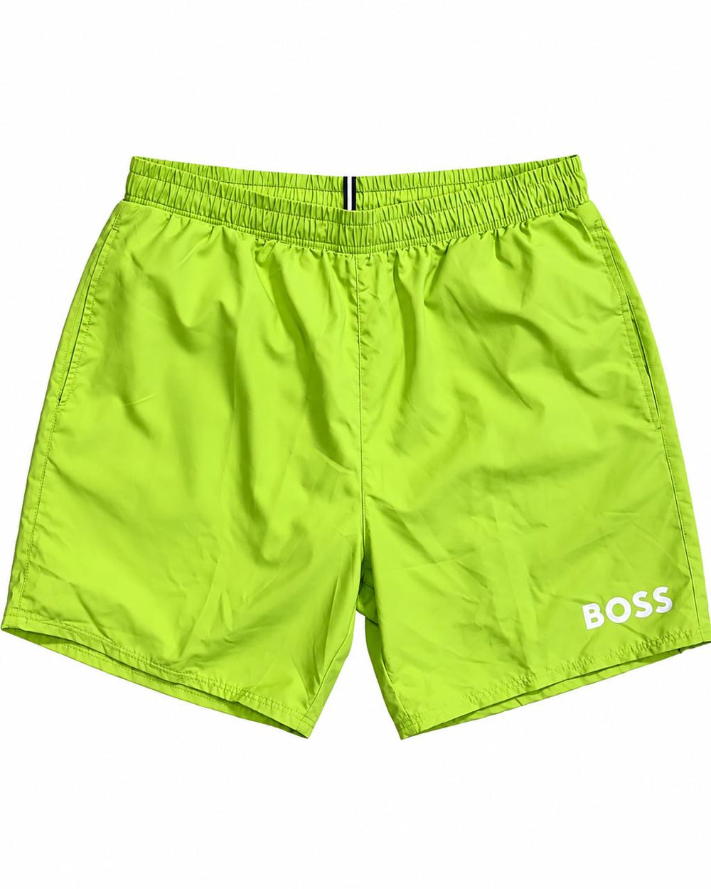 SHORT DE BAÑO HUGO BOSS VERDE LIMON