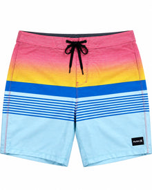 SHORT DE BAÑO HURLEY RAYADO MULTICOLOR ROJO/AMARILLO/AZULES