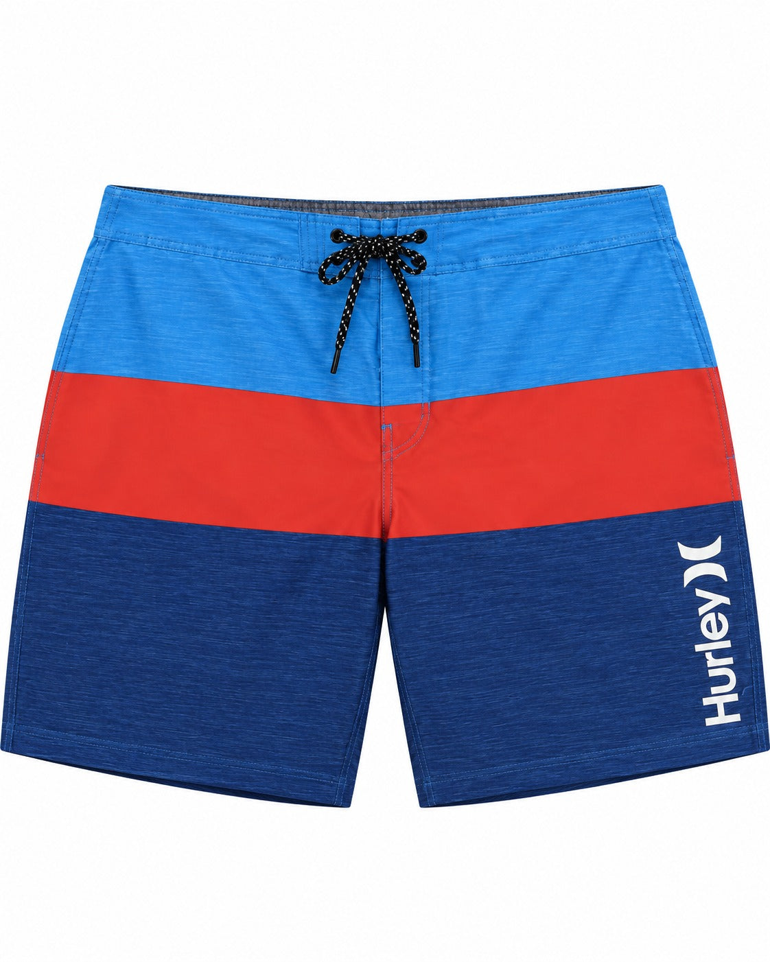 SHORT DE BAÑO  HURLEY TRICOLOR AZUL BAJO/ROJO/AZUL FUERTE 36