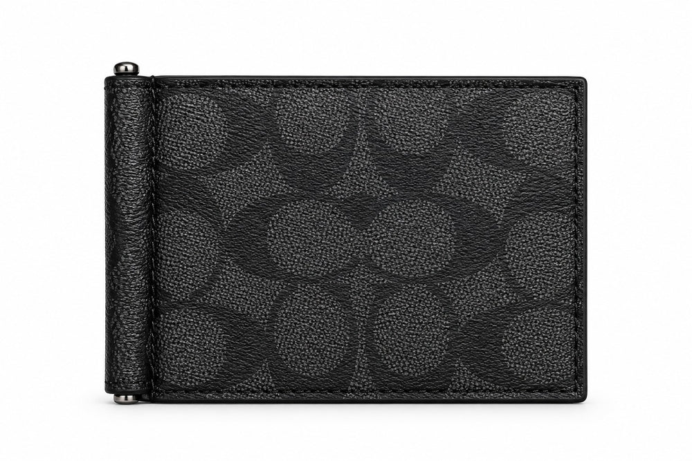 TARJETERO COACH CY059 NEGRO MONOGRAMA