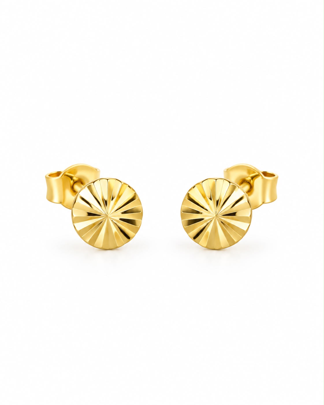 ARETES ORO 10K ESFERA GOTA