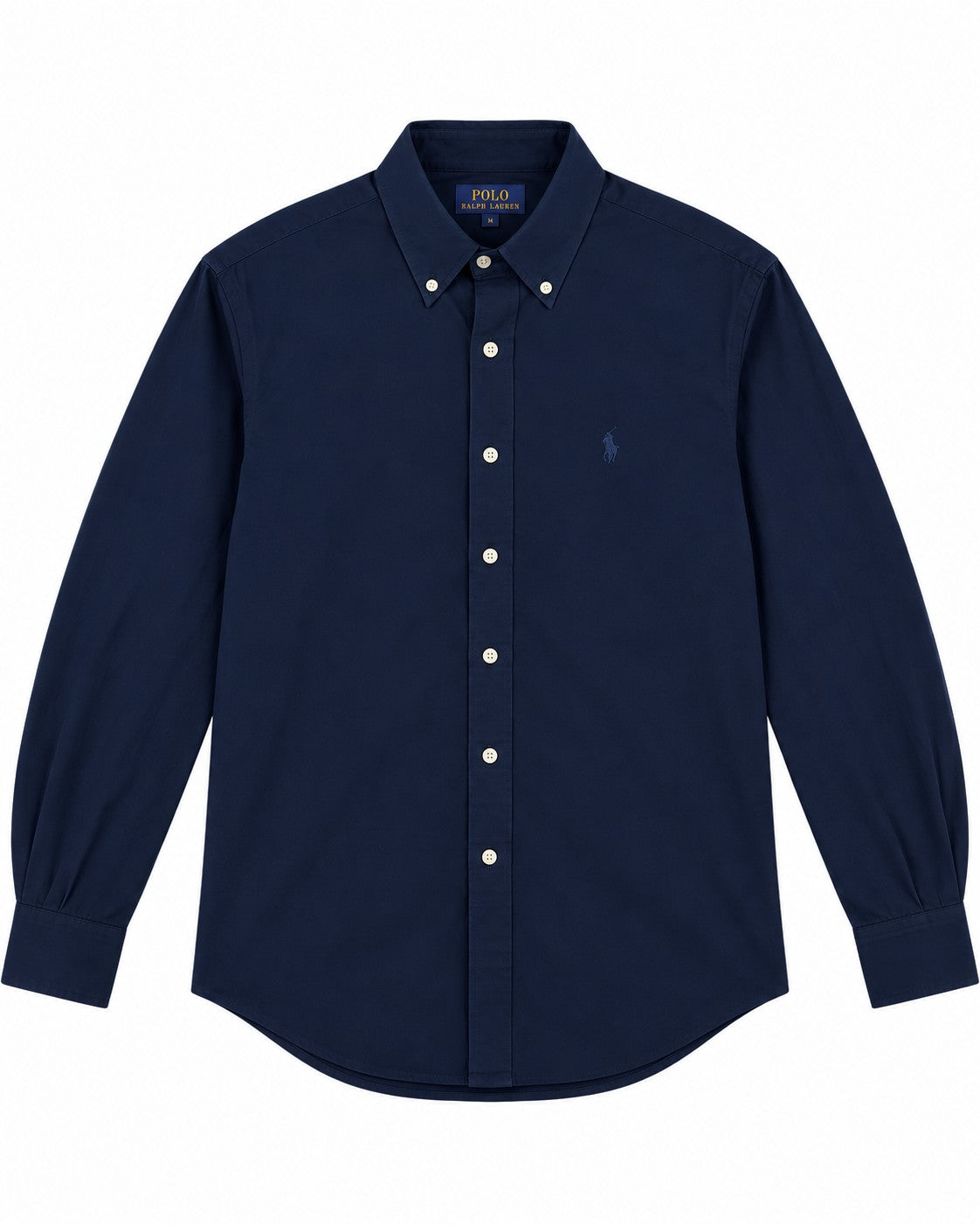 CAMISA BROOKS BROTHERS 42112 SLIM MONOGRAMA AZUL NAVI