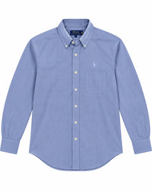 CAMISA BROOK BROTHERS GRIS LISA BOLSILLO