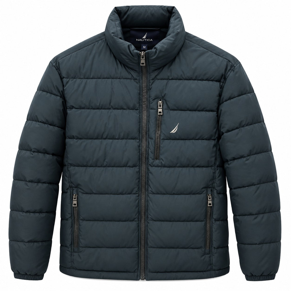 CHAMARRA CABALLERO NAUTICA LINEAS AZUL XL