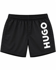SHORT DE BAÑO HUGO BOSS NEGRO