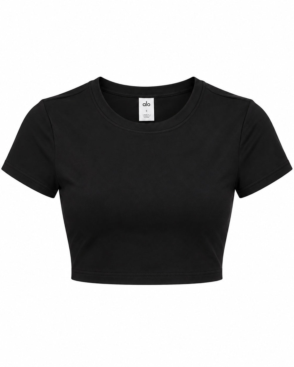 PLAYERA ALO ALOSOFT CROP FINESSE SHORT SLEEVE XXS