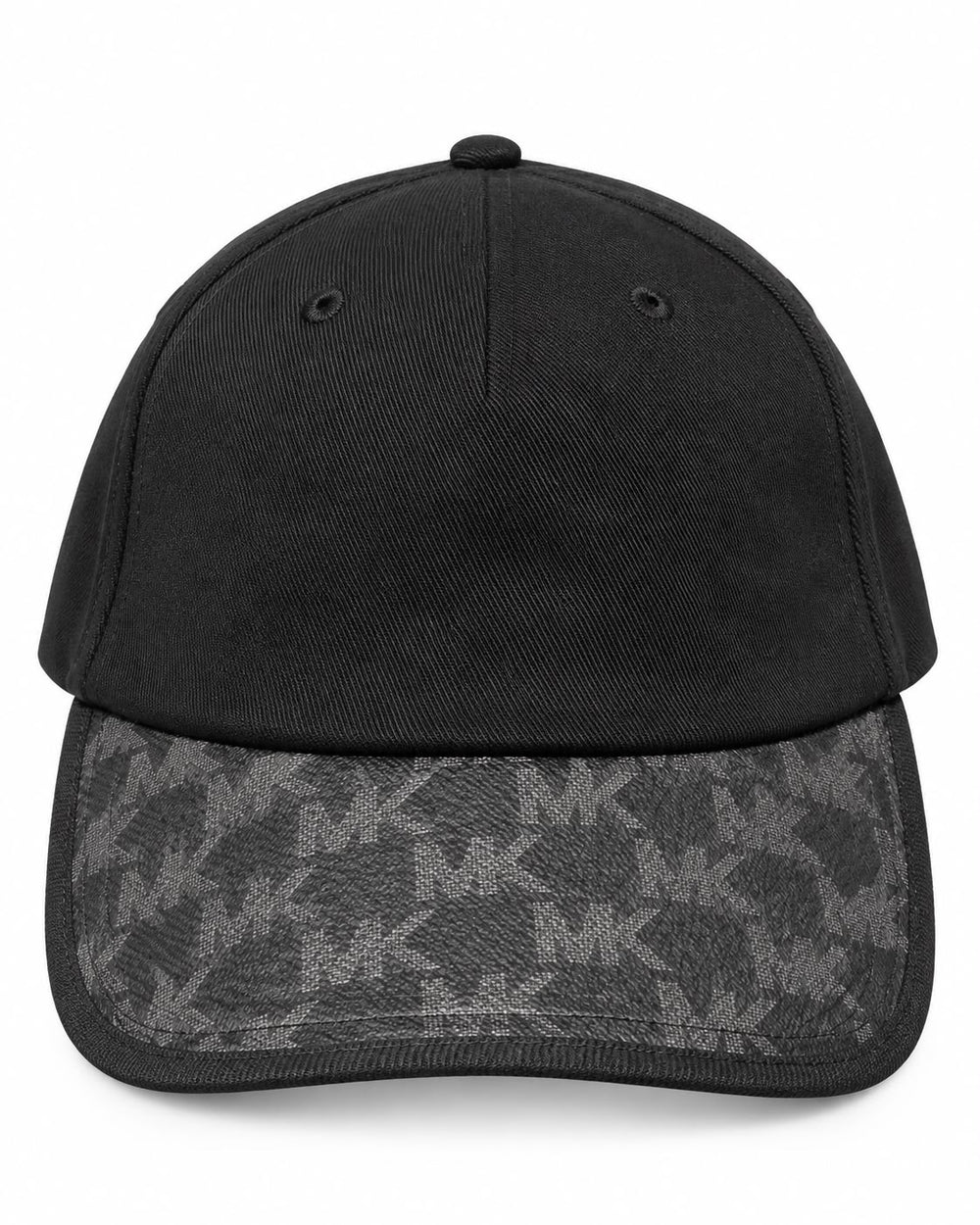 GORRA MK NEGRA MONOGRAMA PT INFERIOR GRIS
