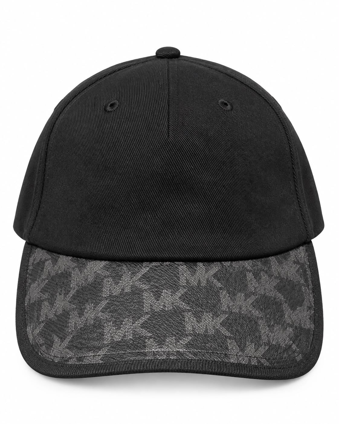 GORRA MK NEGRA MONOGRAMA PT INFERIOR GRIS