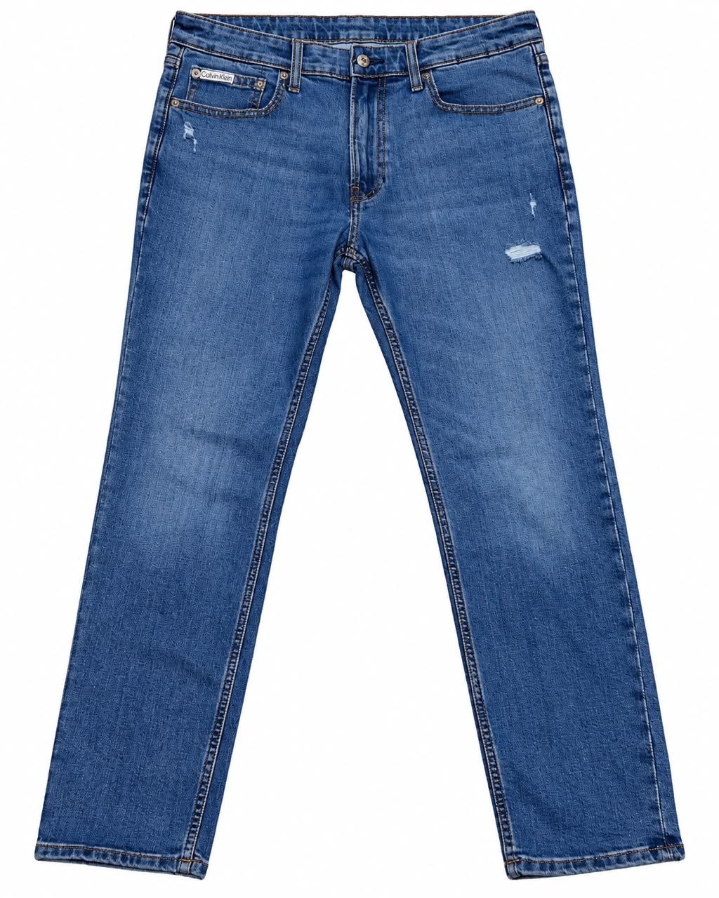PANTALON CABALLERO CALVIN KLEIN SLIM 11223 MEZCLILLA 34/30
