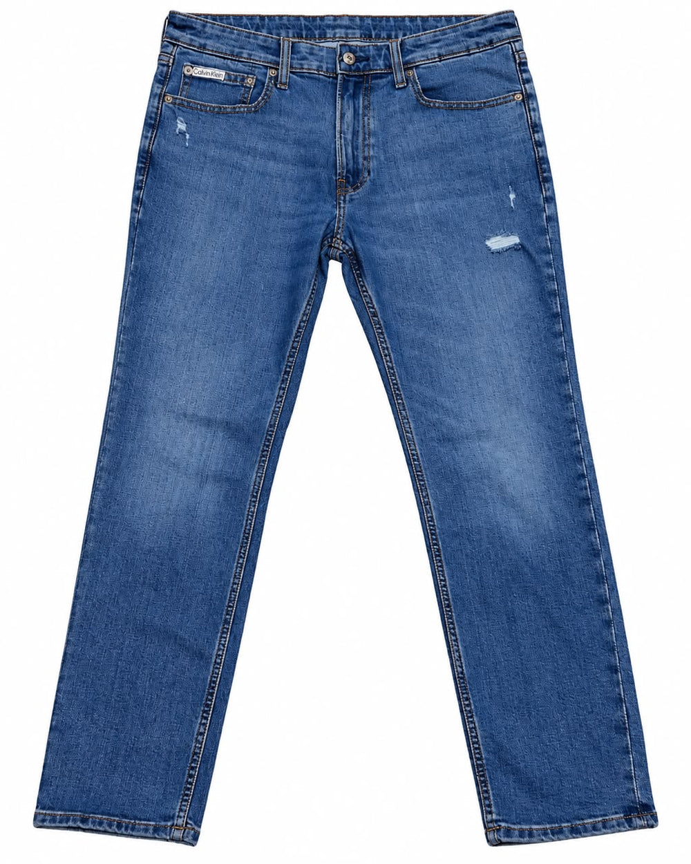 PANTALON CABALLERO CALVIN KLEIN SLIM 11223 MEZCLILLA 34/30