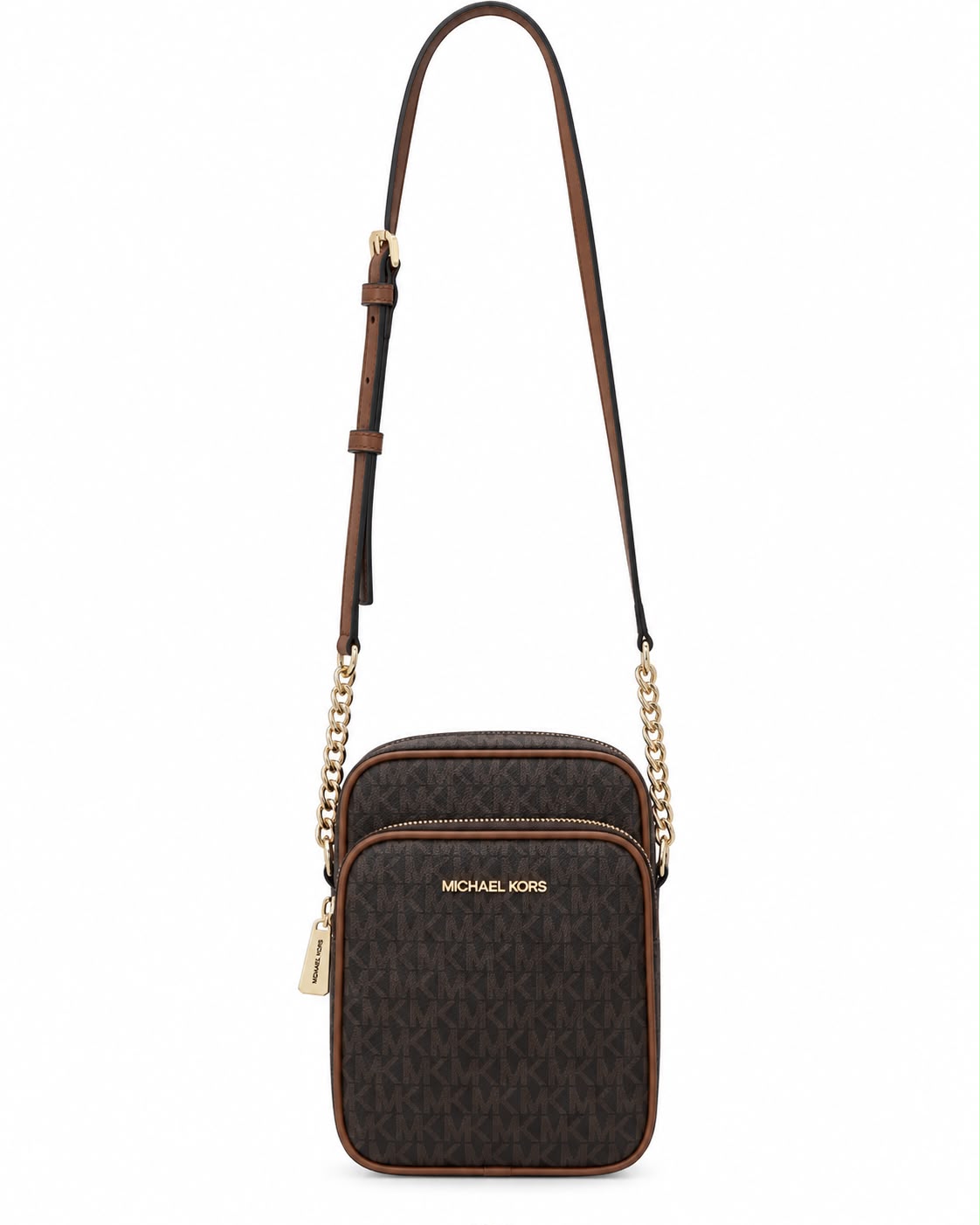 CROSSBODY MK 35F1GTV62B CAFE DOBLE CIERRE