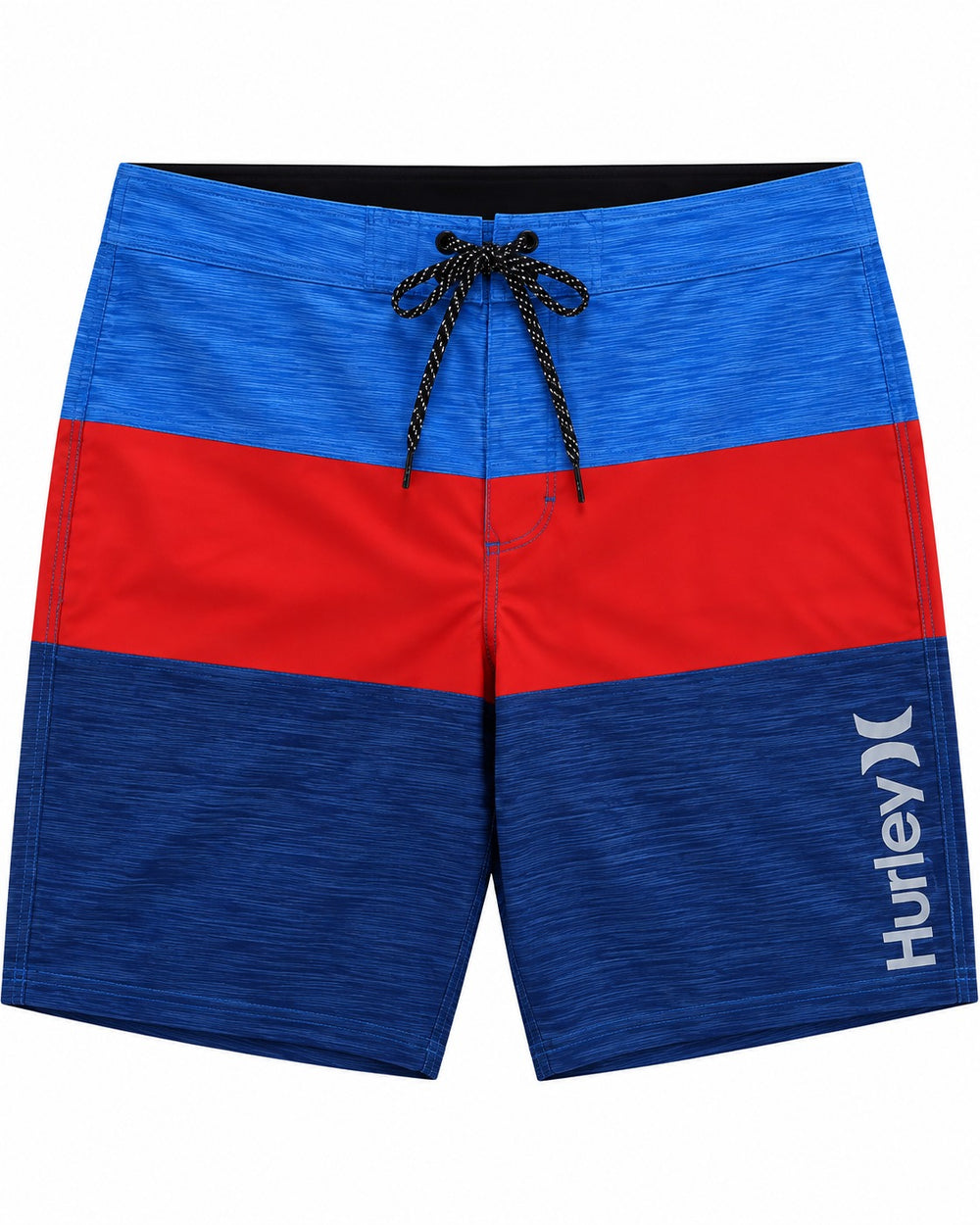 SHORT DE BAÑO  HURLEY TRICOLOR AZUL BAJO/ROJO/AZUL FUERTE