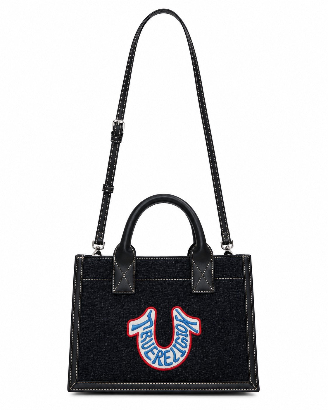CROSSBODY TRUE RELIGION MEZCLILLA NEGRA
