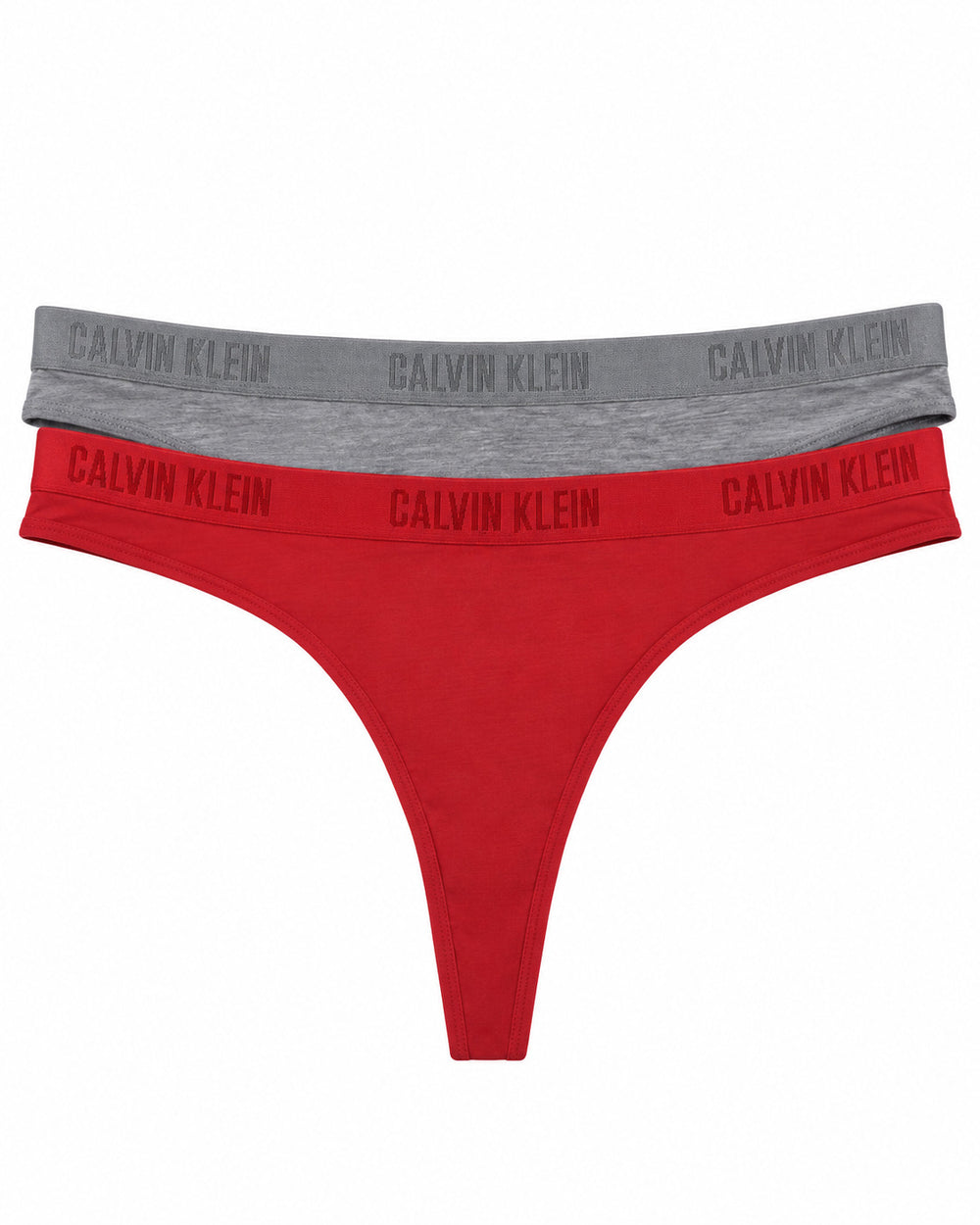 CALZON DAMA CALVIN KLEIN QP2000R-908 2 PC GRIS/ROJO L
