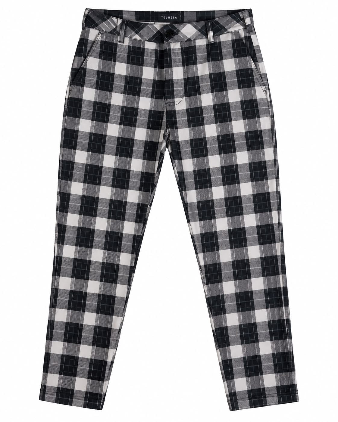 PANTALON CABALLERO YOUNGLA NEGRO/GRIS 34/30