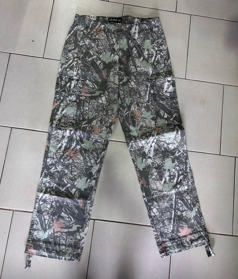 PANTALON CABALLERO YOUNGLA VERDE CAMUFLAJE S