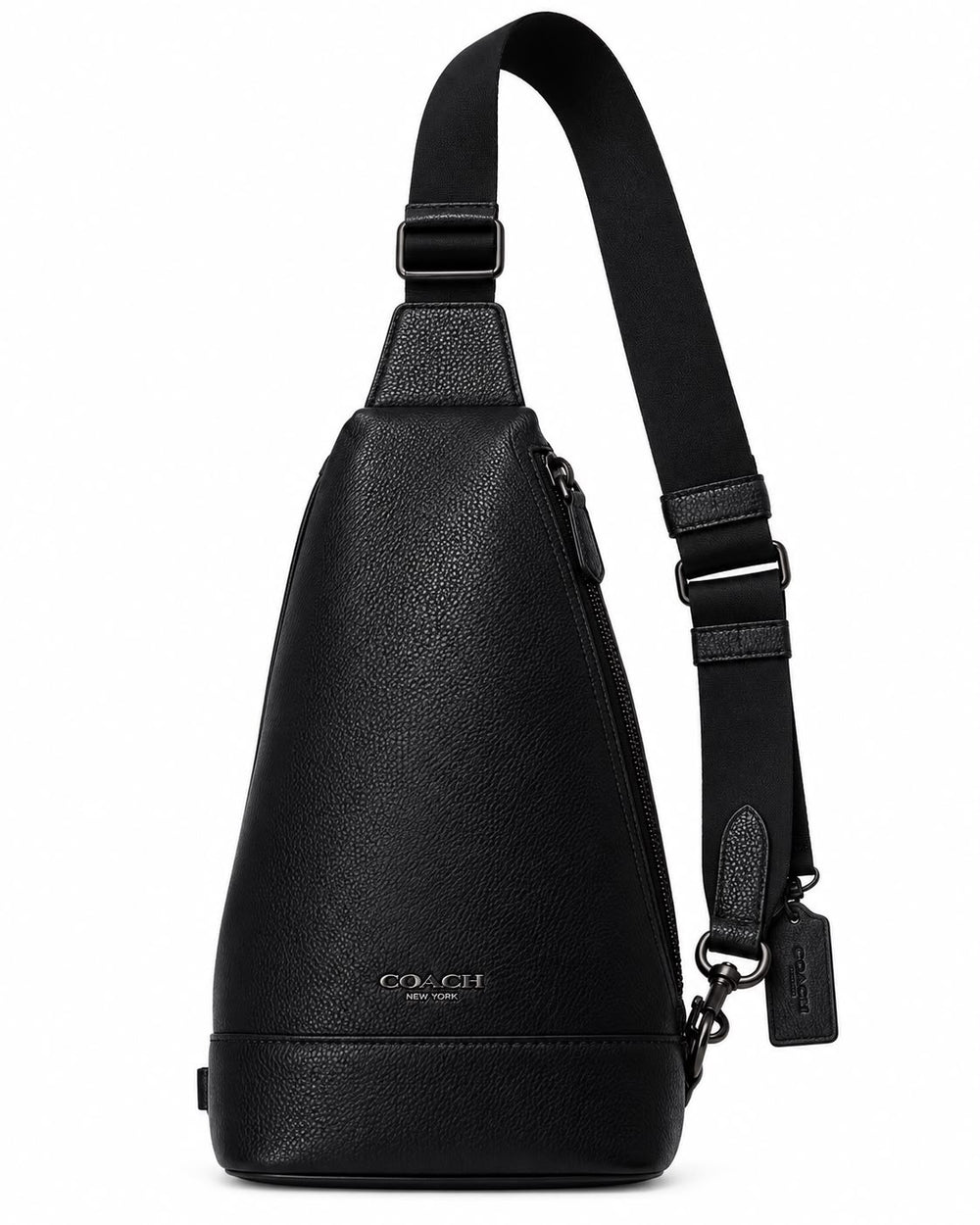 PECHERA COACH DOBLE CIERRE NEGRA