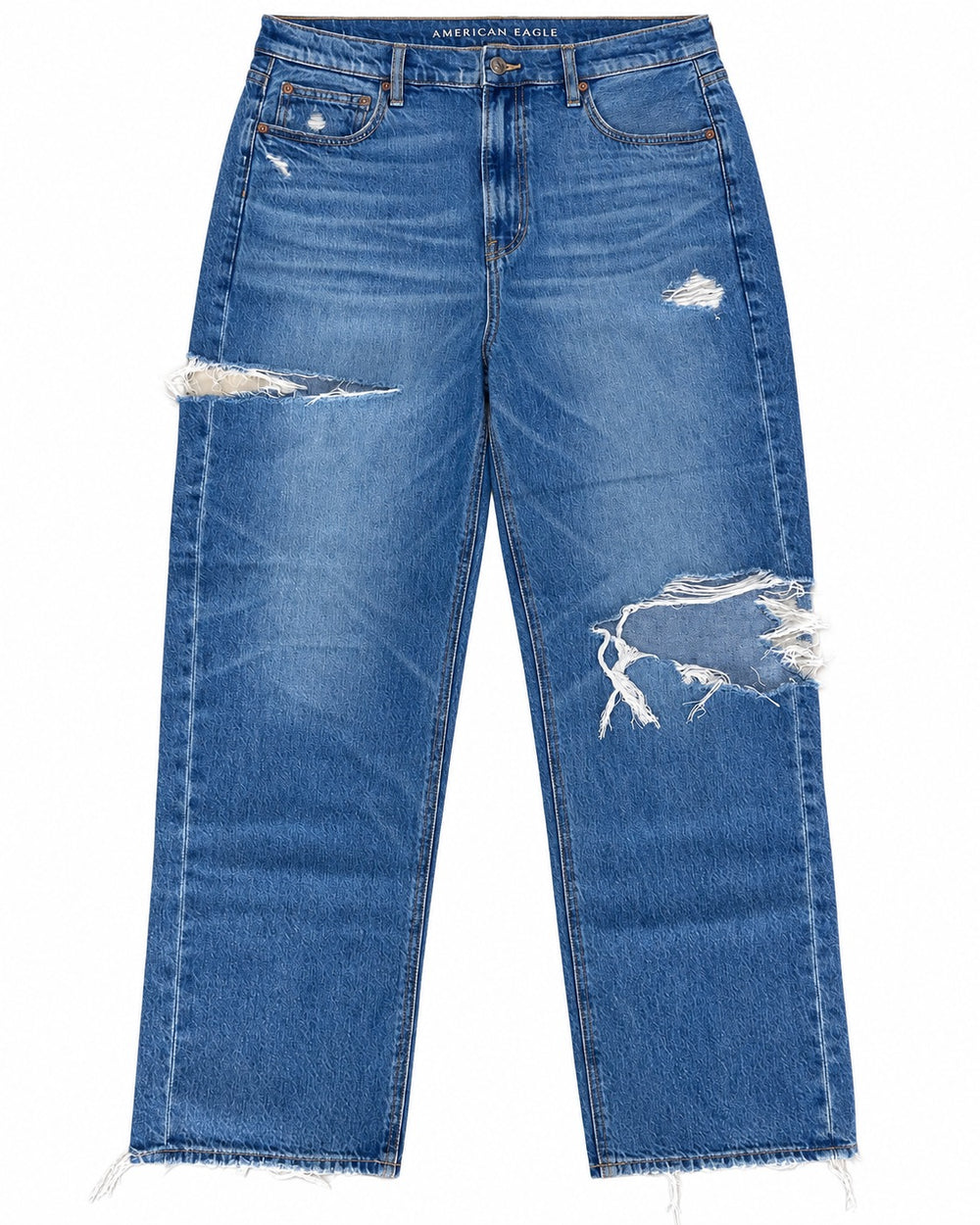 PANTALON AMER. EAGLE COMF STR WAISTBAND HIGHEST RISE 90 BOYFRIEND STD TAILLE ULTRA HAUTE 16