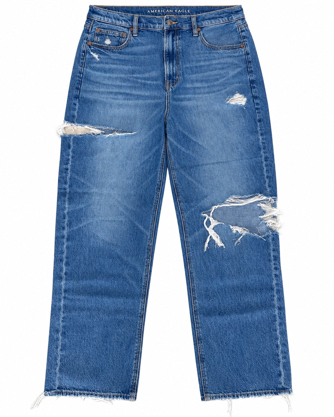 PANTALON AMER. EAGLE COMF STR WAISTBAND HIGHEST RISE 90 BOYFRIEND STD TAILLE ULTRA HAUTE 16